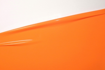 1/2 meter latex, Kurkuma Orange, 0.40mm, 1m Breit