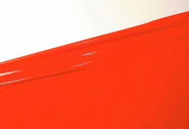 Telas de látex por metro, color: Flame-Scarlet, 0.40mm, LPM