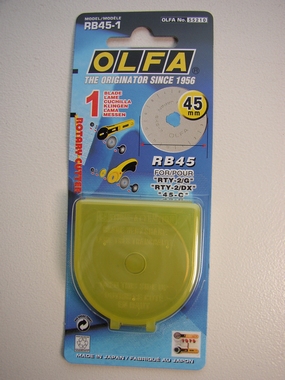 Rotating replacement blade, OLFA rotary cutter (45 mm)